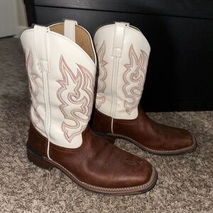 Laredo Brown and Cream Western Boots